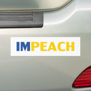 Adesivo Para Carro Impeque-O Agora, #impeachhim, pára-choque preto b