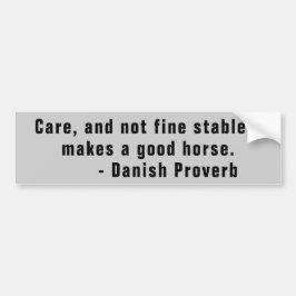 Adesivo Para Carro Importe-se e reboque dinamarquês do cavalo dos