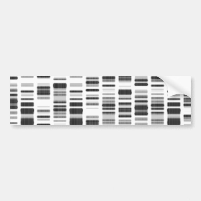 Adesivo Para Carro IMPRESSÃO de DNA - (Frente)