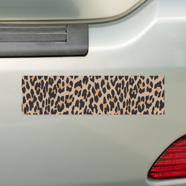 Adesivo Para Carro Impressão Leopardo, Manchas Leopardo, Leopardo Cas (No carro)