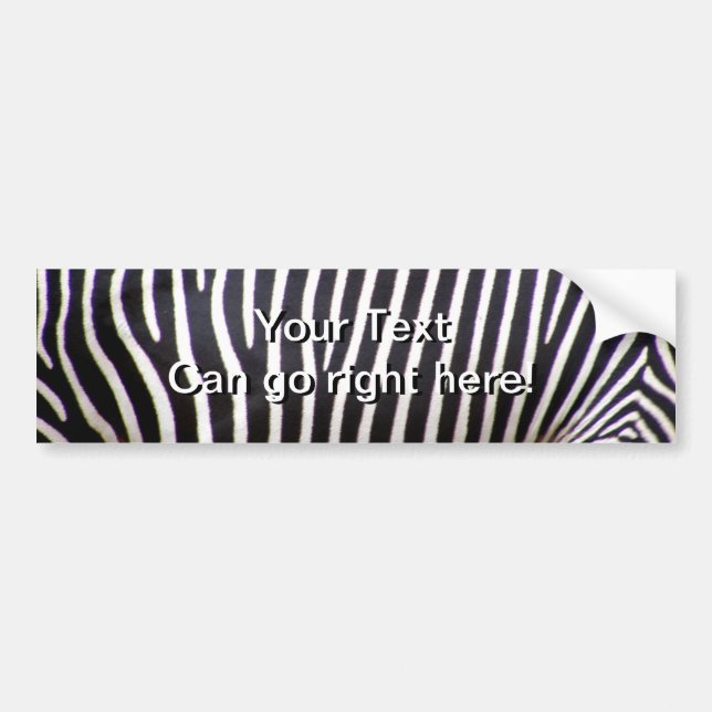 Adesivo Para Carro Impressão Zebra (Frente)