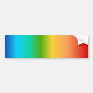 Adesivo Para Carro Inclinação colorido da cor do arco-íris