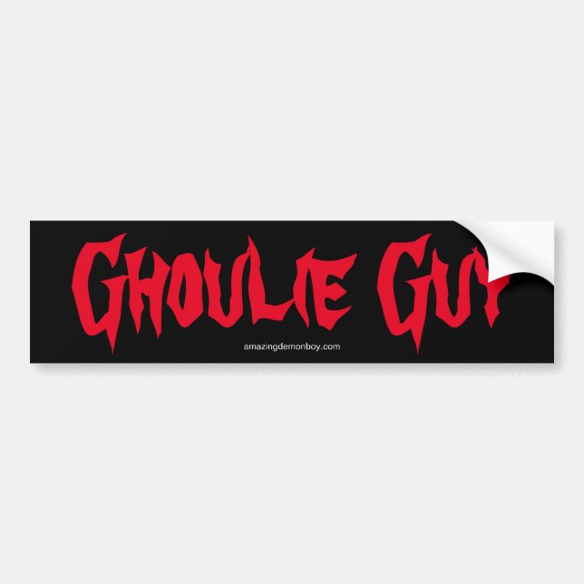 Adesivo Para Carro Incrível Cara do Demônio Ghoulie Sticker (Frente)