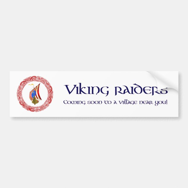 Adesivo Para Carro Incursores de Viking (Frente)