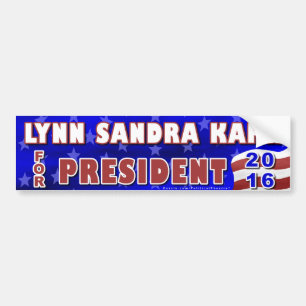 Adesivo Para Carro Independente 2016 do presidente eleição de Lynn