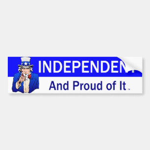 Adesivo Para Carro Independente orgulhoso do T