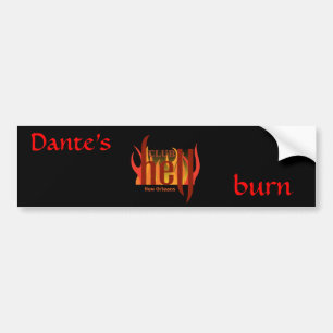 Adesivo Para Carro Inferno Bumpersticker do clube