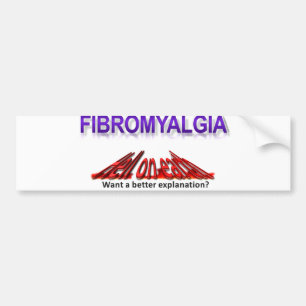 Adesivo Para Carro Inferno da fibromialgia no desgaste da terra