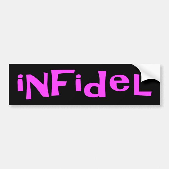 Adesivo Para Carro infiel (Frente)