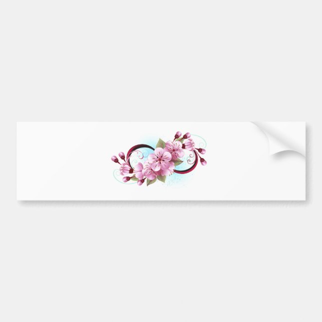 Adesivo Para Carro Infinidade com Flores de Flor Sakura (Frente)