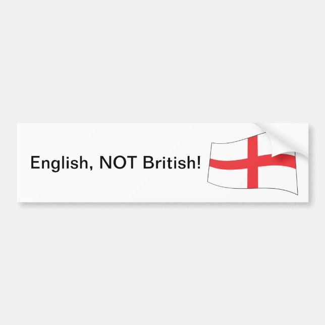 Adesivo Para Carro Inglês, nao britânico! - Autocolante no vidro (Frente)