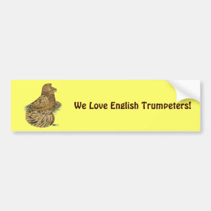 Adesivo Para Carro Inglês Trumpeter Almond