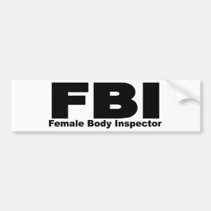 Adesivo Para Carro Inspector do corpo fêmea