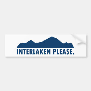 Adesivo Para Carro Interlaken Suíça Por favor