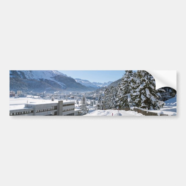 Adesivo Para Carro Inverno em St. Moritz (Frente)