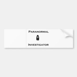 Adesivo Para Carro Investigador Paranormal