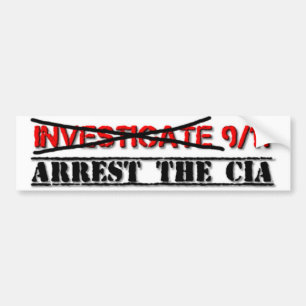Adesivo Para Carro Investigue 9/11: Prenda o CIA