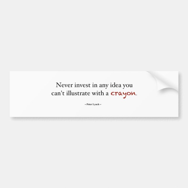 Adesivo Para Carro Investimento do pastel (Frente)