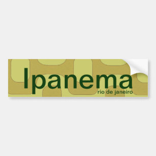 Adesivo Para Carro ipanema rio de janeiro