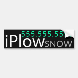 Adesivo Para Carro iPlow. Remoção de neve. Neve que ara o promocion