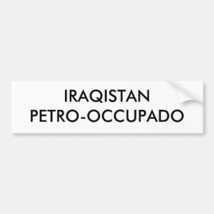 ADESIVO PARA CARRO IRAQISTANPETRO-OCCUPADO