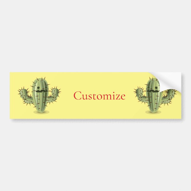 Adesivo Para Carro Irate Rapidamente Cactus Thunder_Cove (Frente)