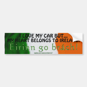Adesivo Para Carro IRISH FLAG GIFT RANGE ~ Eirinn vai se arrebentar!