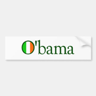 Adesivo Para Carro Irlandês de Obama