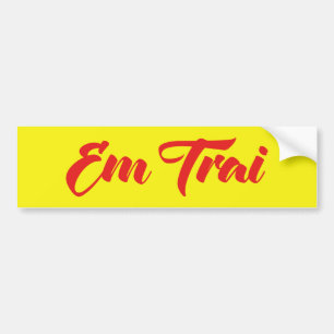 Adesivo Para Carro Irmão (novo) vietnamiano - ~ Tiếng Việt do Em