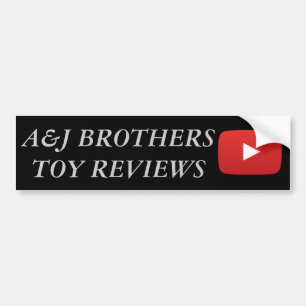 Adesivo Para Carro irmãos youtube do a&j