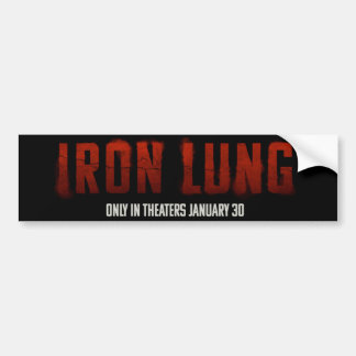 ADESIVO PARA CARRO IRON LUNG BUMPERSTICKER