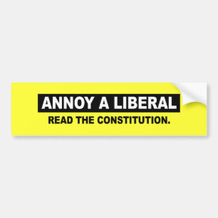 ADESIVO PARA CARRO IRRITE UM LIBERAL. LEIA A CONSTITUIÇÃO