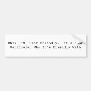 Adesivo Para Carro _IS_ de UNIX de fácil utilização.  É apenas