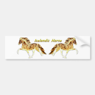 Adesivo Para Carro Islandês em Fogo