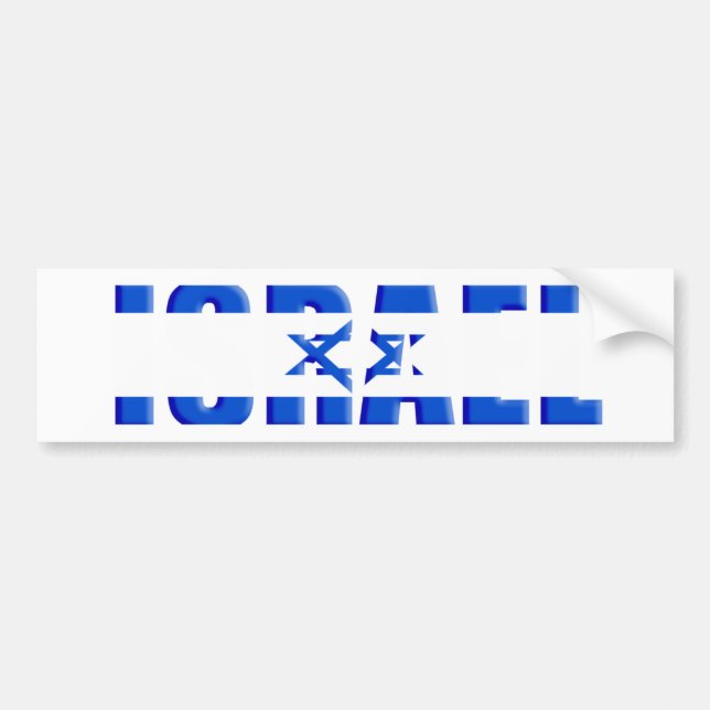 Adesivo Para Carro Israel (Frente)