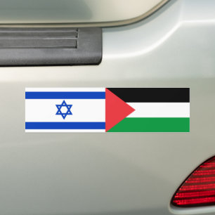 Adesivo Para Carro Israel Bandeira Palestina Sinalizador Paz