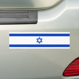 Adesivo Para Carro Israel - Sinalizador Retangular