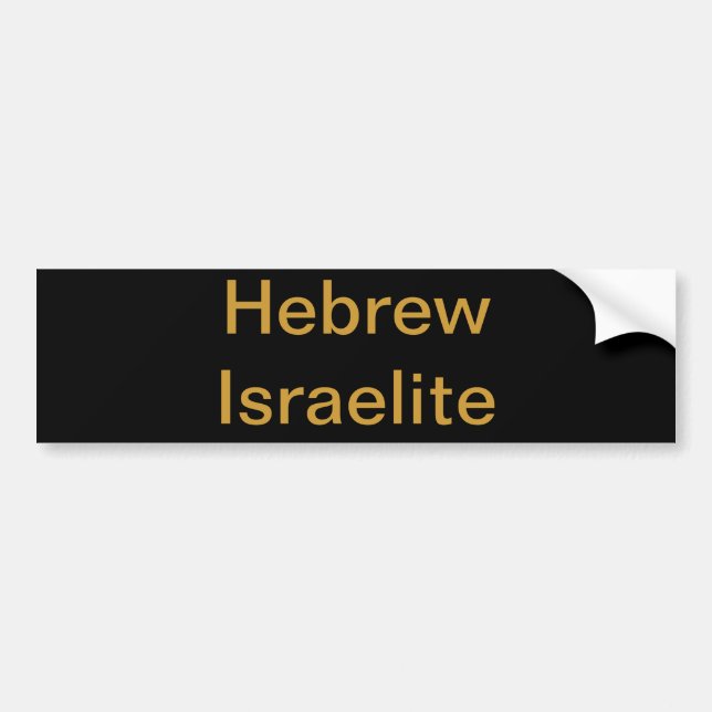Adesivo Para Carro Israelite (Frente)