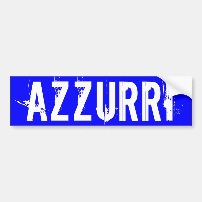 Adesivo Para Carro Itália "AZZURRI" (Frente)