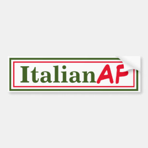 Adesivo Para Carro Italiano AF Funny