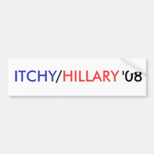 Adesivo Para Carro , ITCHY/, HILLARY, '08 - personalizado
