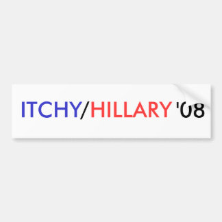 Adesivo Para Carro , ITCHY/, HILLARY, '08 - personalizado
