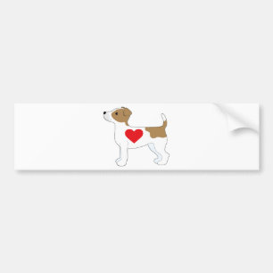 Adesivo Para Carro Jack Russell Terrier
