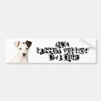 Adesivo Para Carro Jack Russell Terrier a bordo