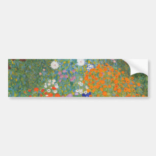 Adesivo Para Carro Jardim Flor (por Gustav Klimt)
