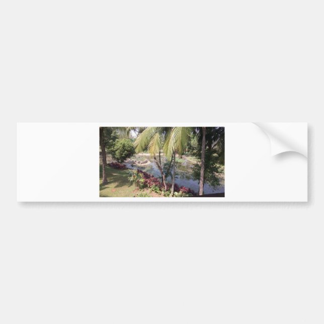 Adesivo Para Carro Jardim Goa India (Frente)