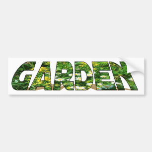 Adesivo Para Carro Jardim para a vida