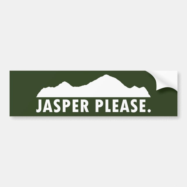Adesivo Para Carro Jasper, por favor (Frente)
