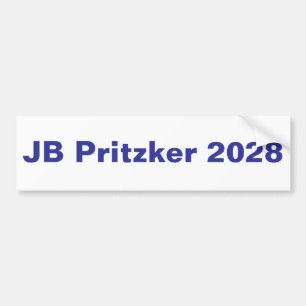 Adesivo Para Carro JB Pritzker 2028, candidata a presidente