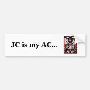 Adesivo Para Carro JC é minha C.A.… Bumpersticker